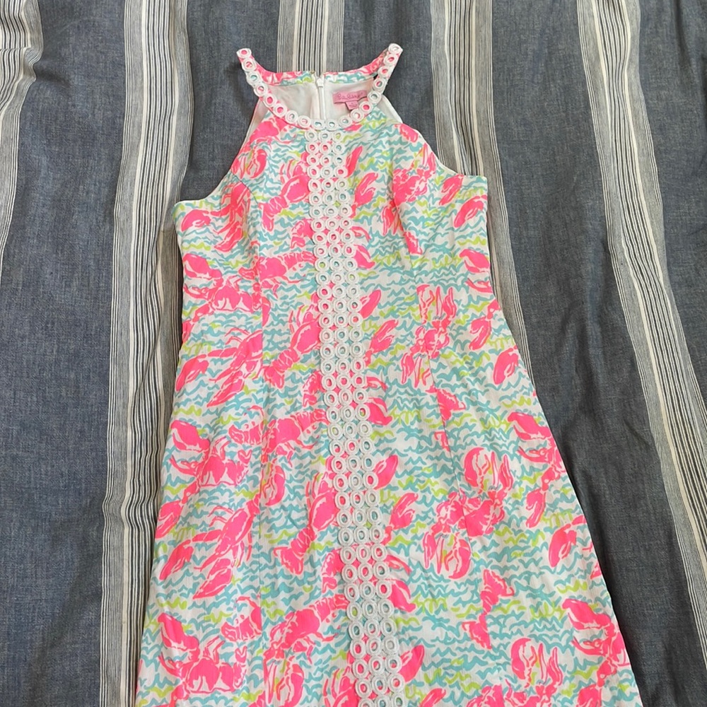 Lobstah Roll Neon Shift Dress